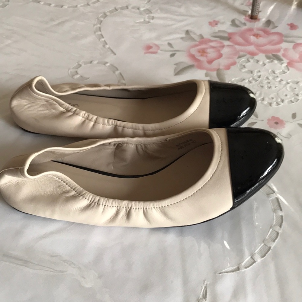 Flats beige and block brand new